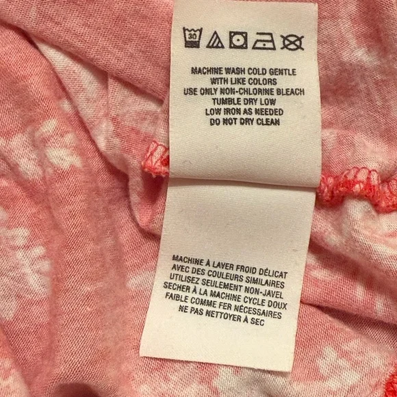 Maeve Anthropologie Red Tie Front Short Sleeve Shirt Size Small M1 - Picture 5 of 7